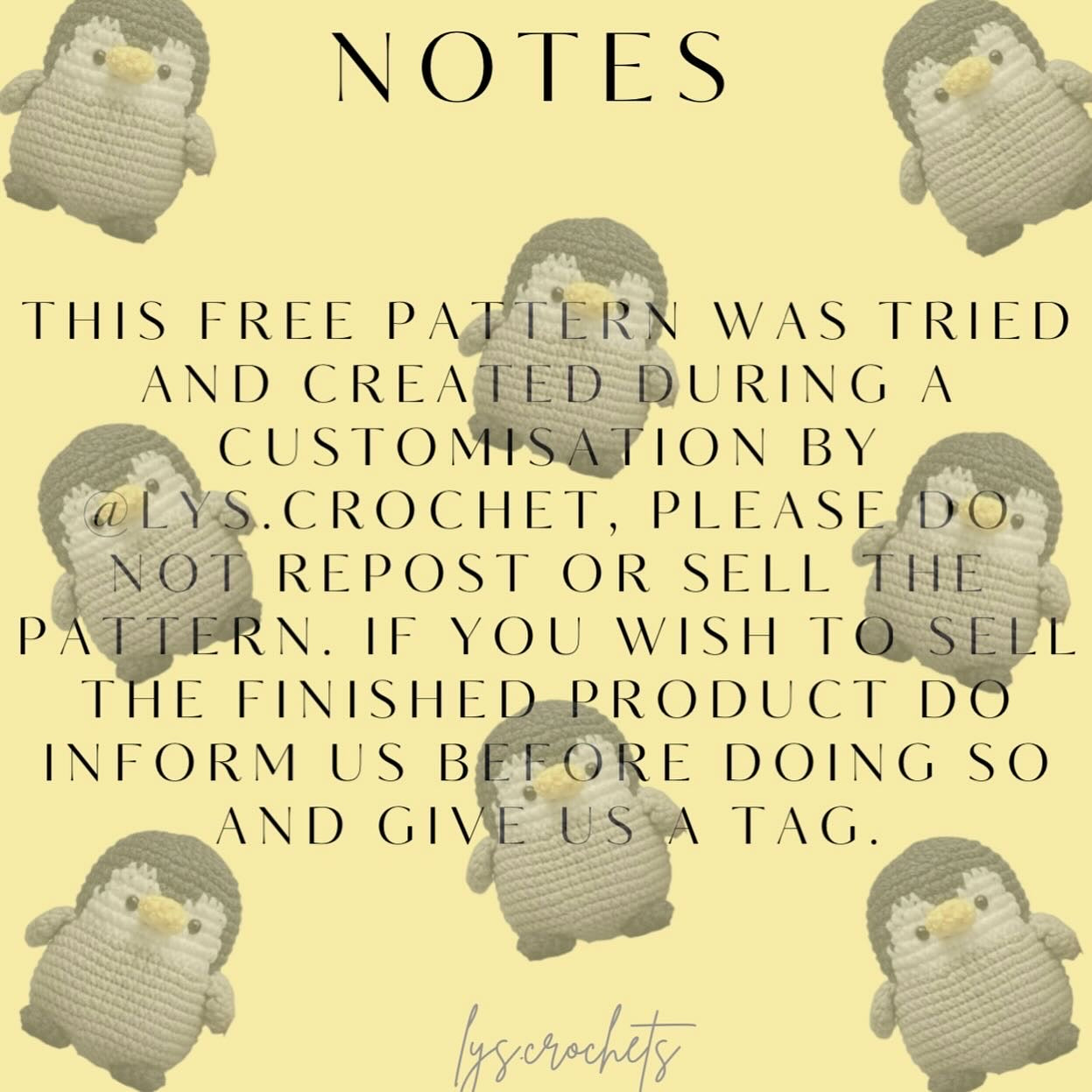 Little Penguin Pattern [FREE]