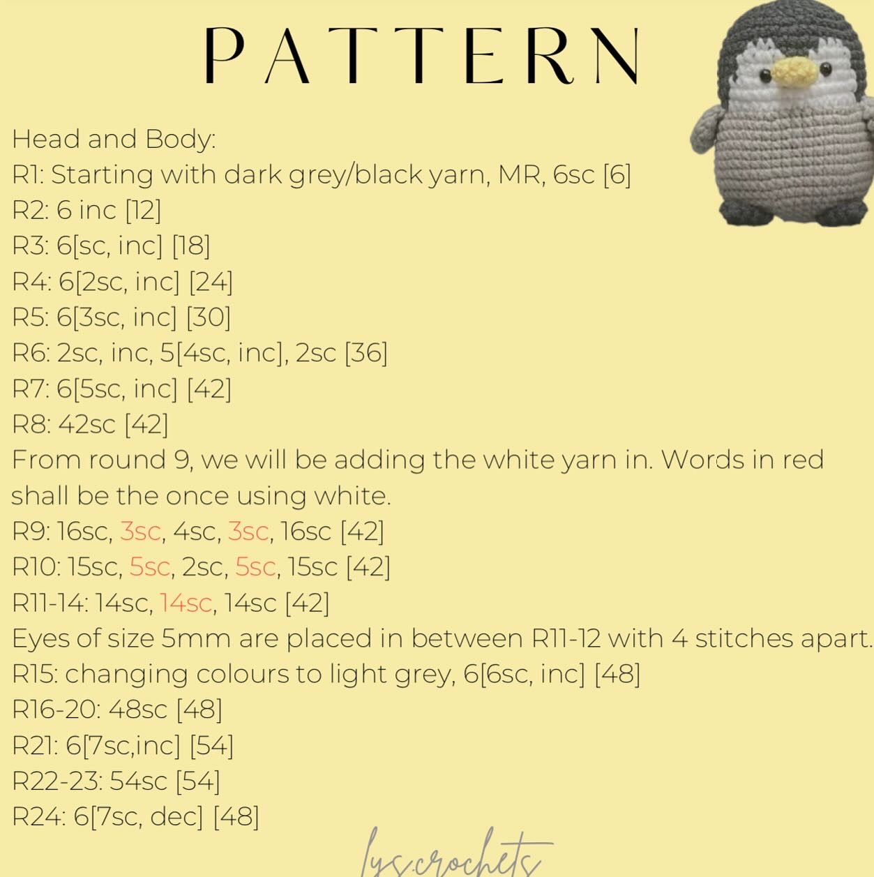 Little Penguin Pattern [FREE]