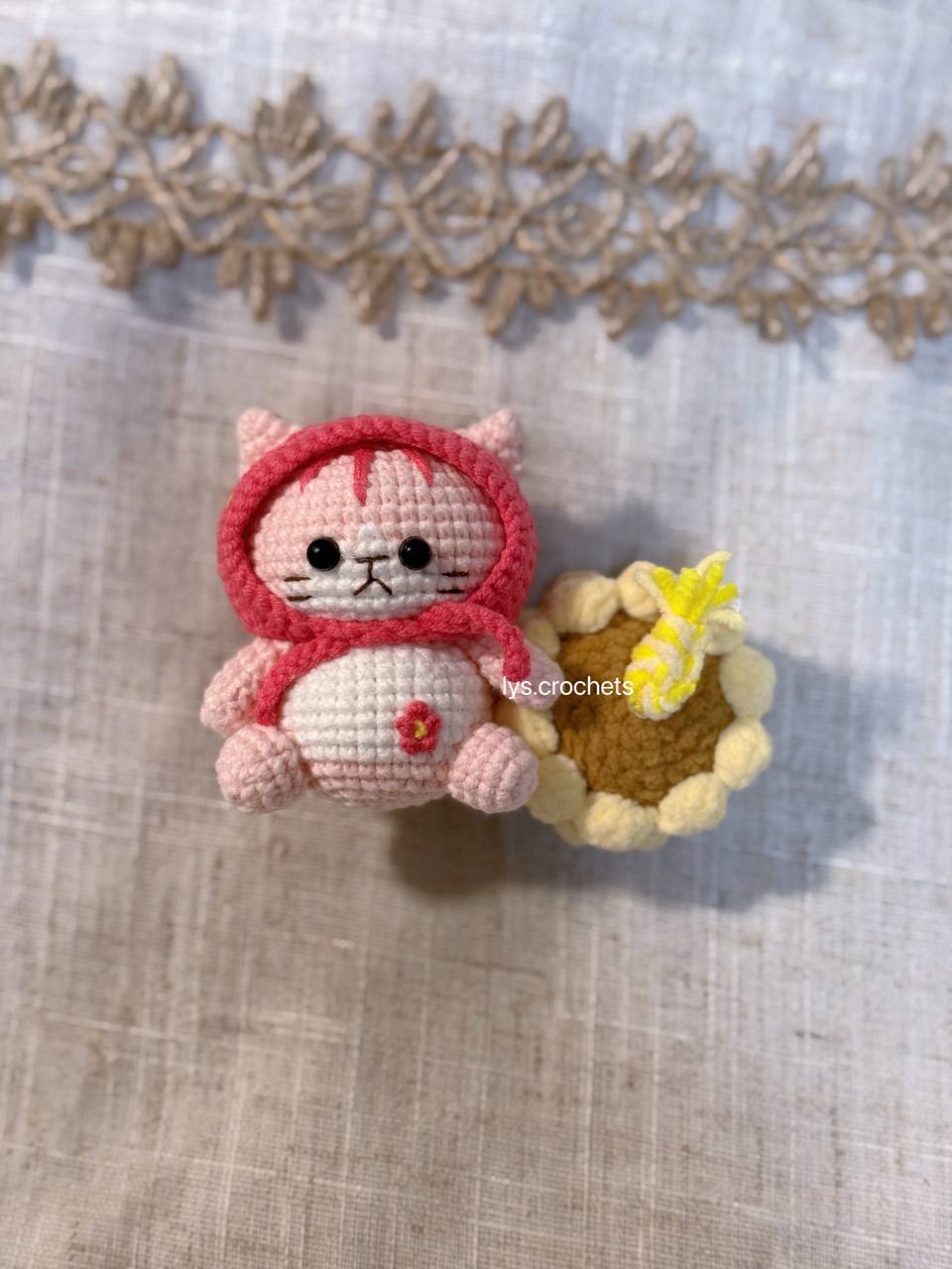 Pink Cat and Birthday Cake
