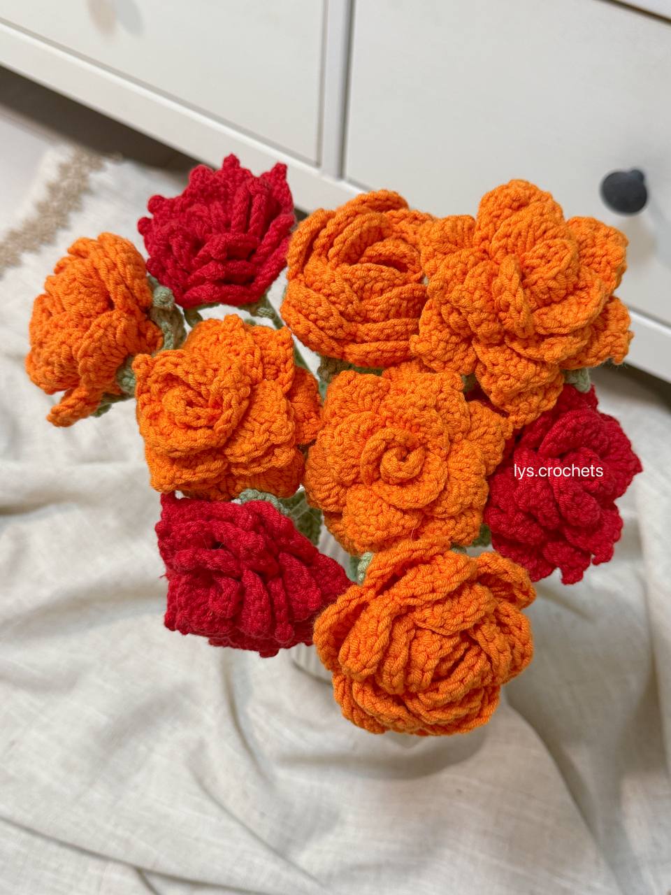 Orange and Red Rose