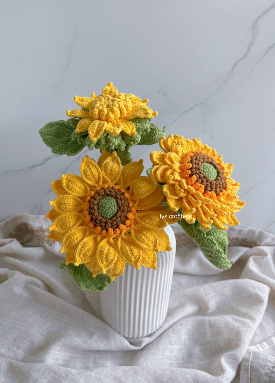 Oil Painting Sunflower Set
